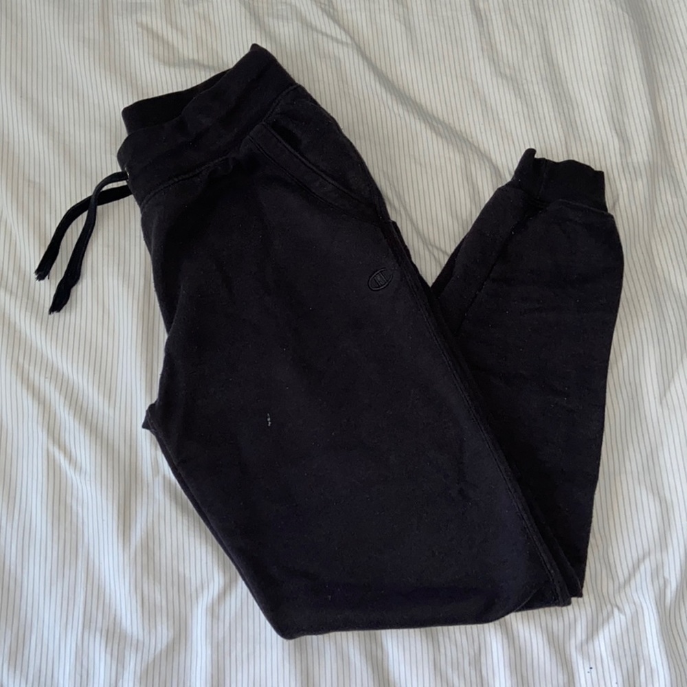 WOMENS CHAMPION BLACK JOGGERS SIZE S